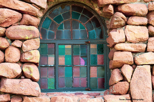Stained Glass of the Holy City