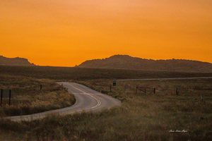 Sunset  On The Highway