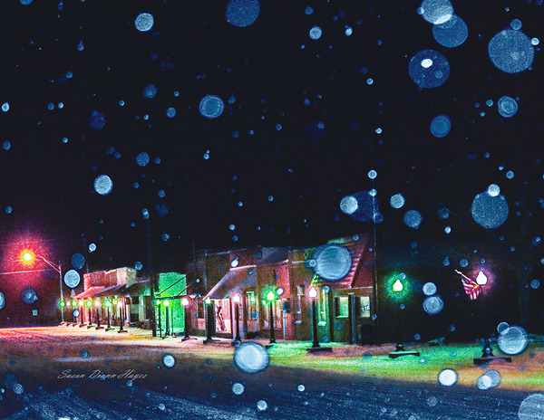 Snow on Main Street by Susan Diann Photography