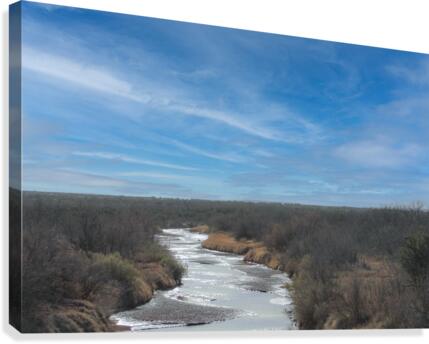 River of Sunshine Canvas Print