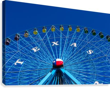 Ferris Wheel in Daylight Canvas Print