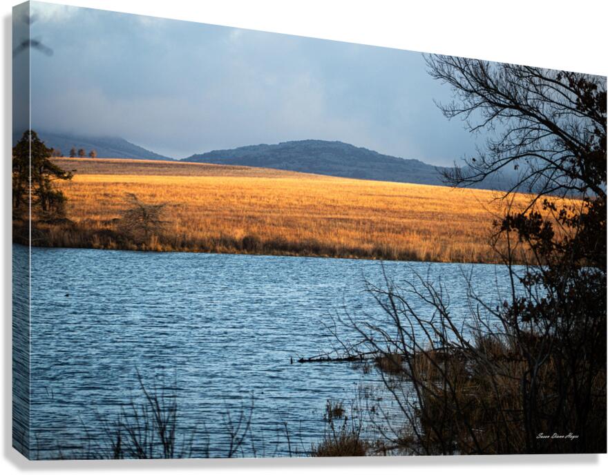 Golden Prairie Impression sur toile