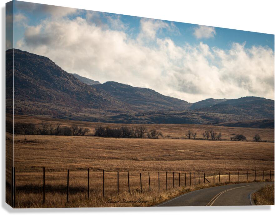The Fallen Fence Post Canvas Print
