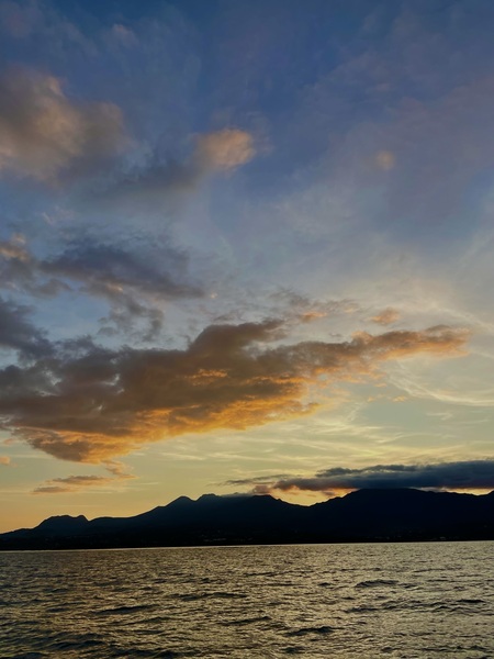Sunset in Guadeloupe by Bastien