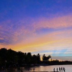 Sunset in Kourou French Guyana