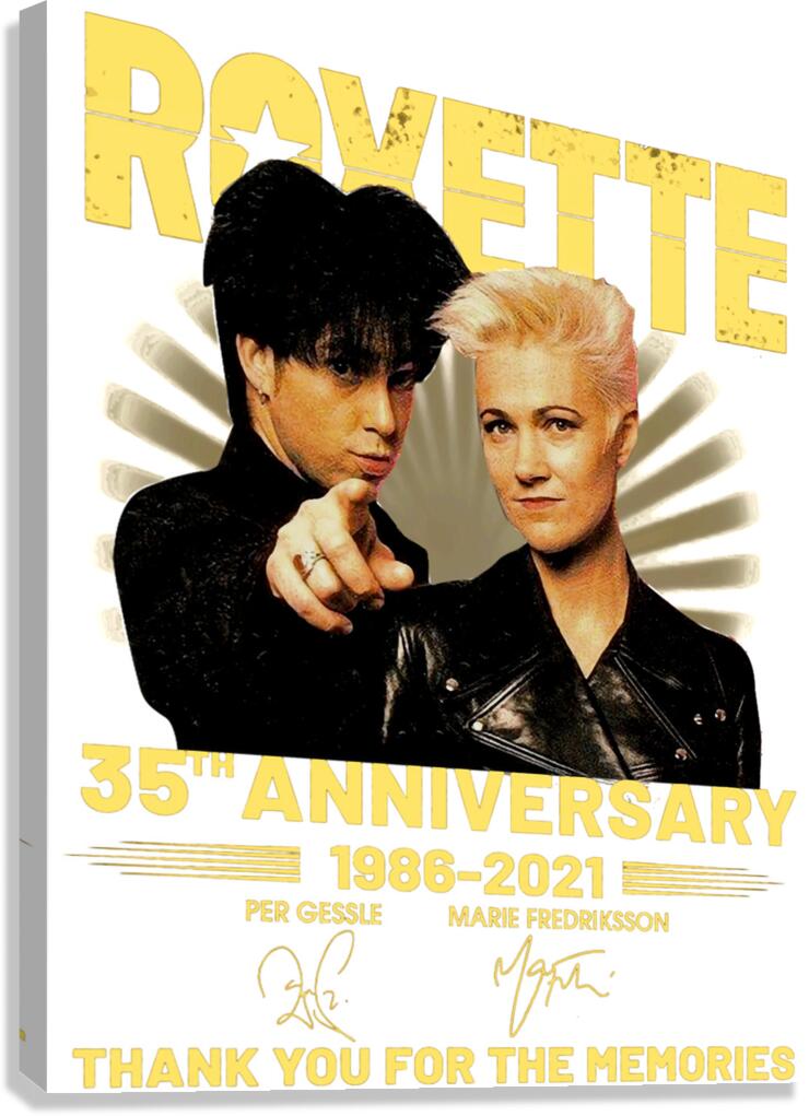 Roxette 36 Canvas Print