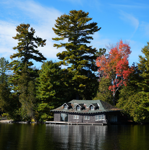 Muskoka Boathouse by Stuart Gunn