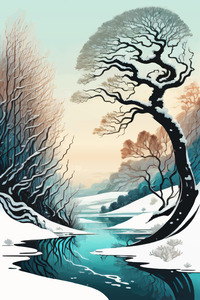 Romantic Surreal Landscape 