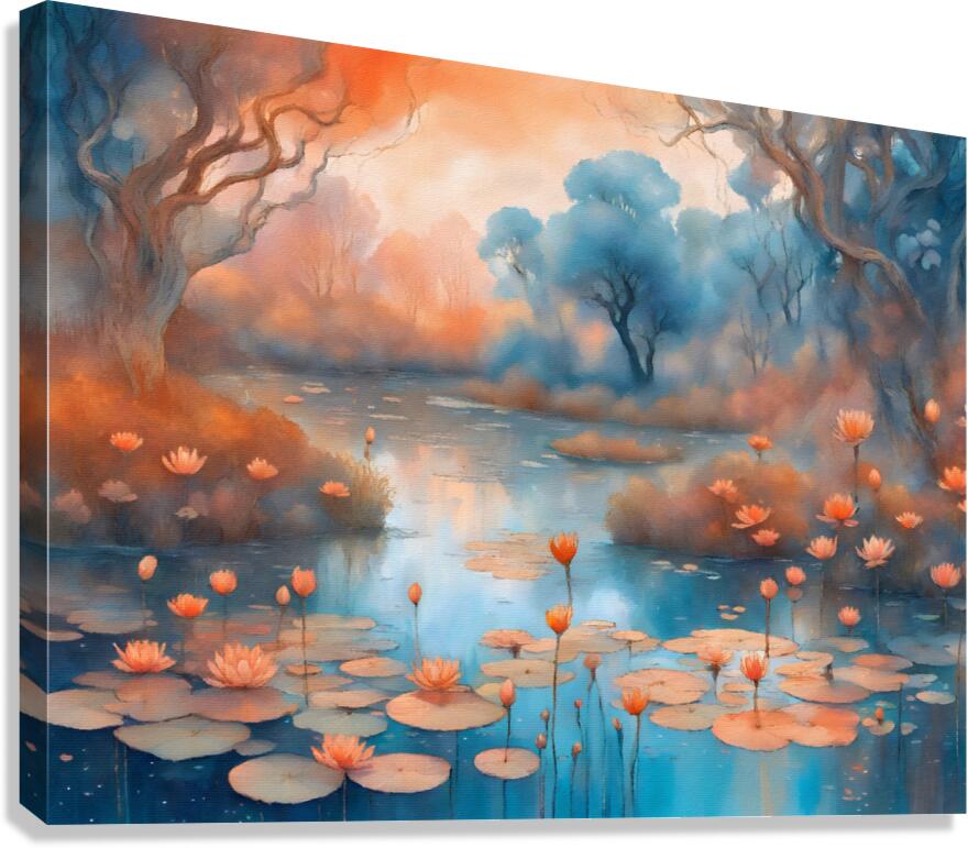 On the Pond 1 Canvas Print