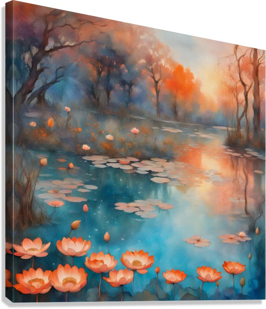 On the Pond 6 Canvas Print