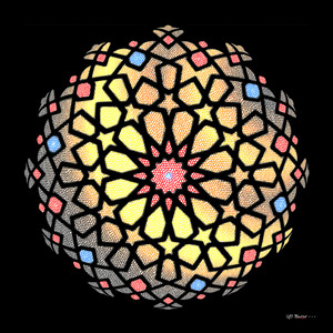 Mosaique avec Fond Noir