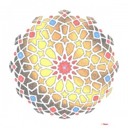 mosaique avec Fond Blanc