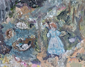 20240906 140640 YOUNG LADY WATERFOWL AND WALK IN THE FOREST