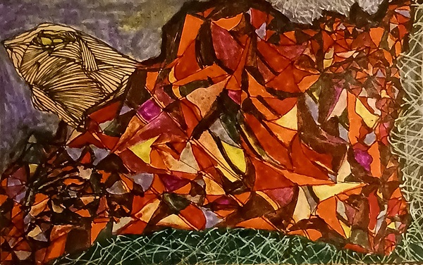 20240424 065216 sea snail emerges from shell Print