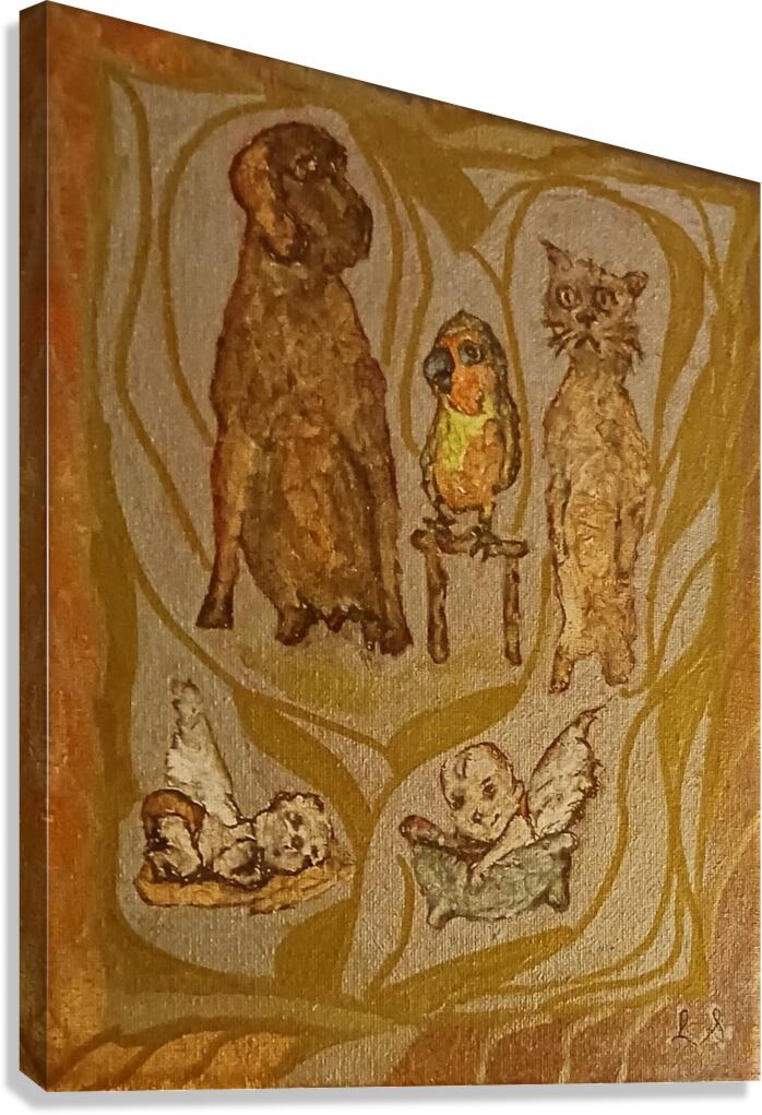 20240319 173944 1 Pet love Canvas Print