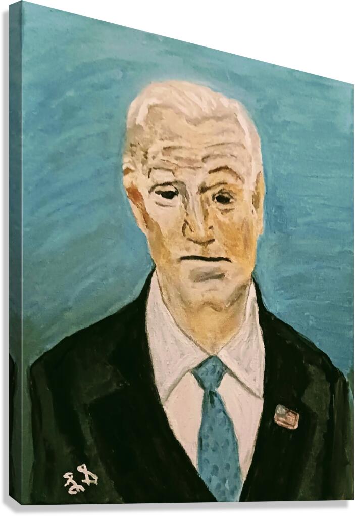 20240322 202355  Biden 2024 Blue Canvas Print