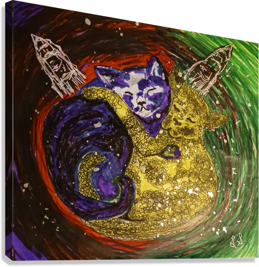 20240615 124338 Dreaming of going to outer space Canvas Print