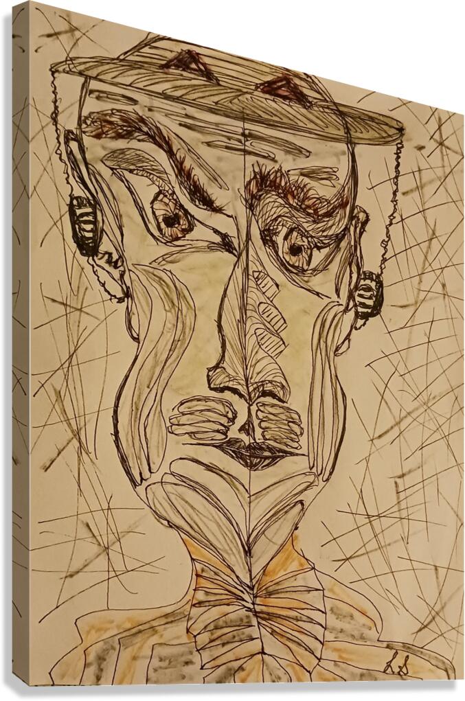 20250223 194822 Tuned in tuned out Canvas Print