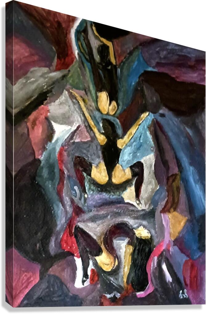 20240103 142628 2 dancing stretch Canvas Print