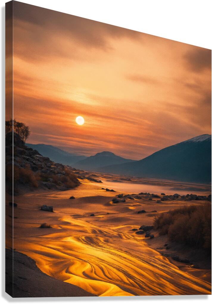 modern With 3d art Canvas Print