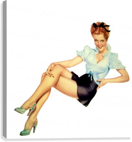 Vintage Pin Up Art by Smithson Wall Art