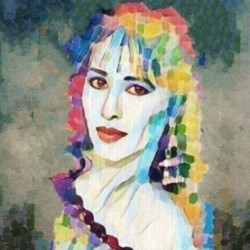  Ofra Haza Inspired Art painting   