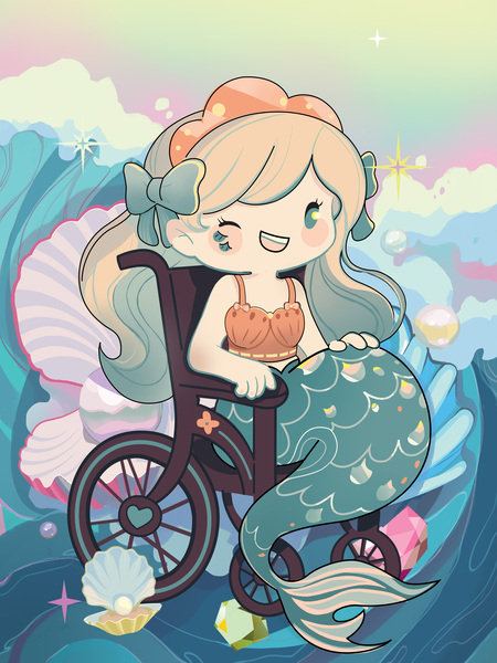 Inclusion is Mermazing by Inclusive Events Art