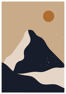 Abstract Landscape Mountain c