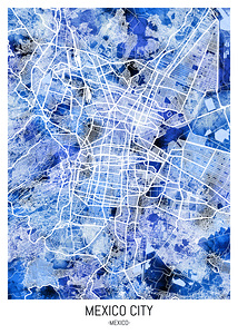 Mexico City Mexico Map