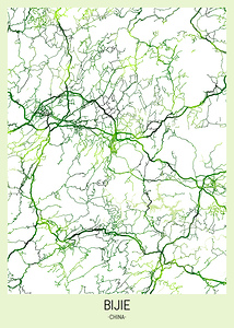 Bijie China City Map