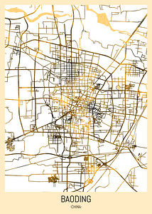 Baoding City Map