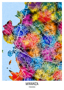 Mwanza Tanzania City Map