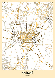 Nanyang China City Map