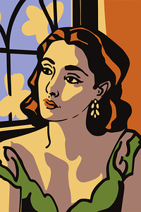Women portrait pop art
