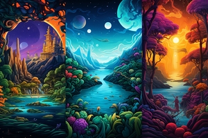 Fantasy landscape