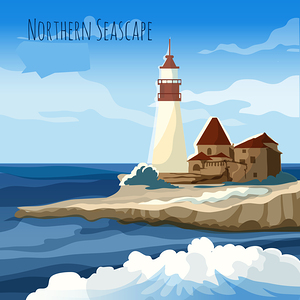 Seascape Illustrations d