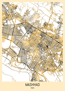 Mashhad City Map