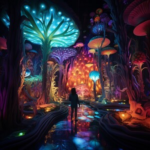 Abstract chromatic wonderland