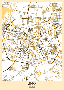 Minsk Belarus City Map