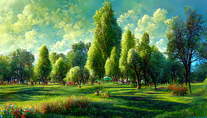 Green meadow
