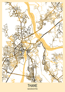 Thane Maharashtra Map