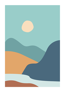  Minimalist boho poster. c