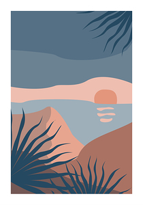 Abstract colorful landscape c