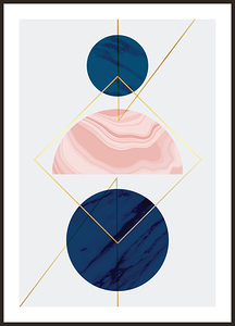 Abstract geometric shapes b