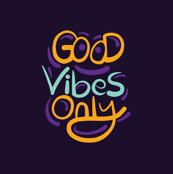 Good vibes only by Point Art