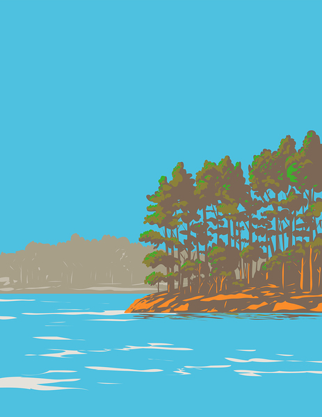 Lake Catherine State Park by Point Art