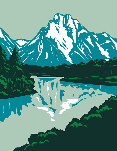 Jackson Hole Valley by Point Art