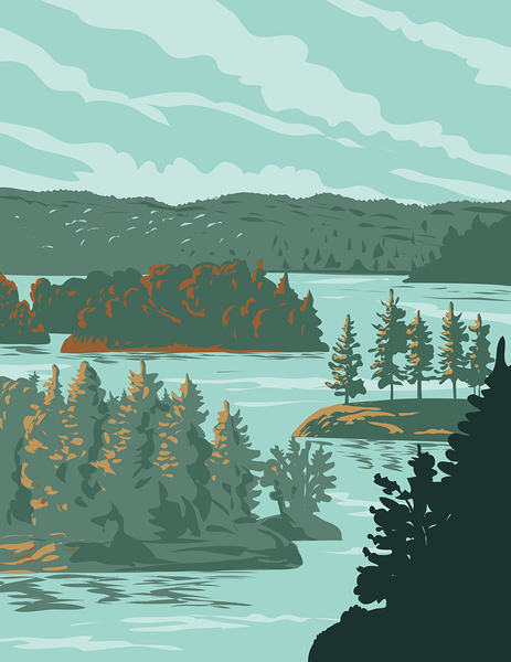 Thousand Islands National Park by Point Art