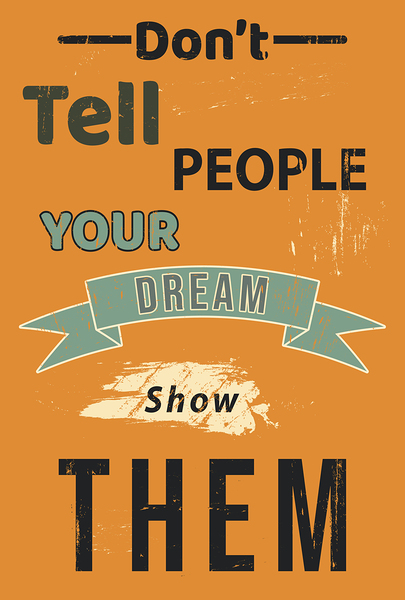Typography Quotes. a Print