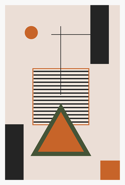 Abstract Geometric Shapes Backgrounds. b by Point Art